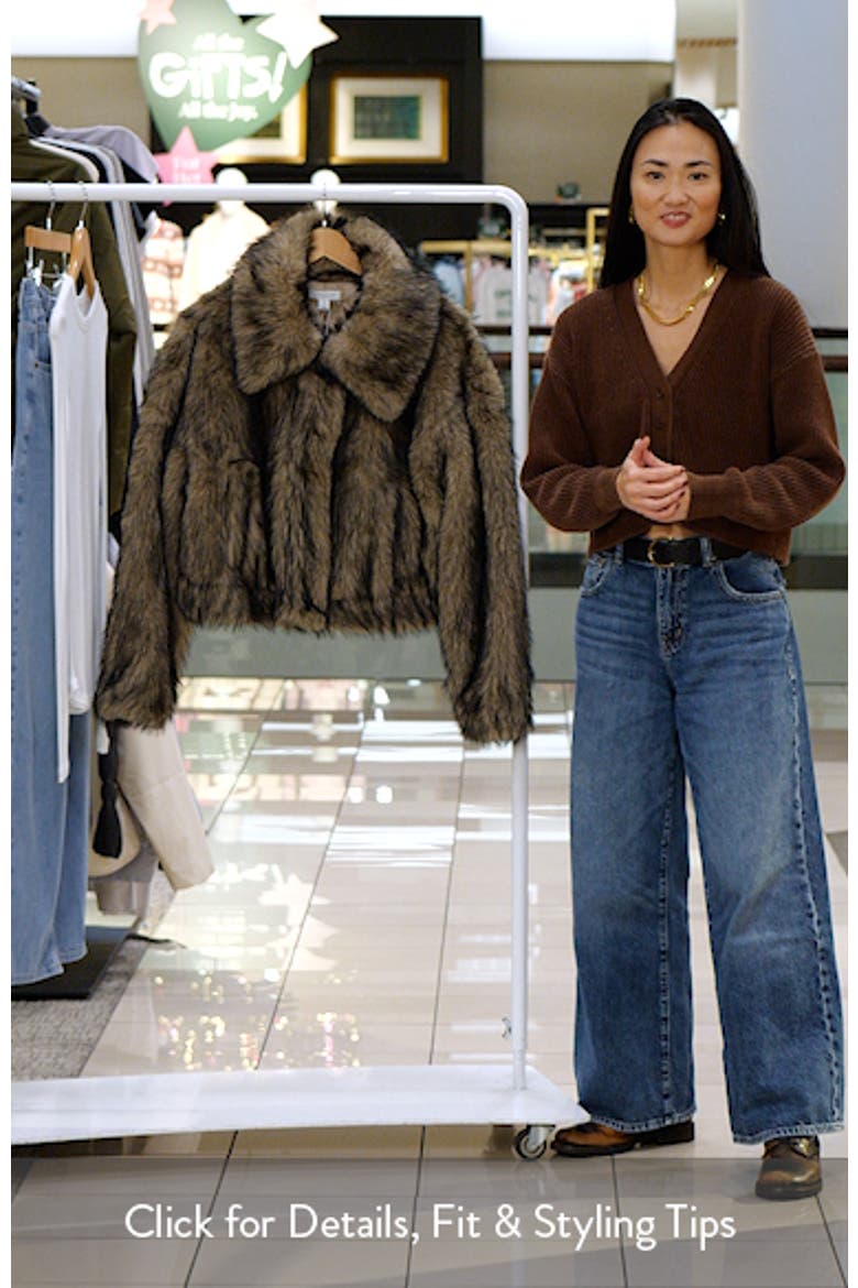 Faux Fur Bomber Jacket video