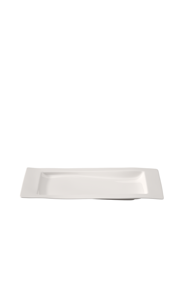 NewWave Serving Dish, Alternate, color, white