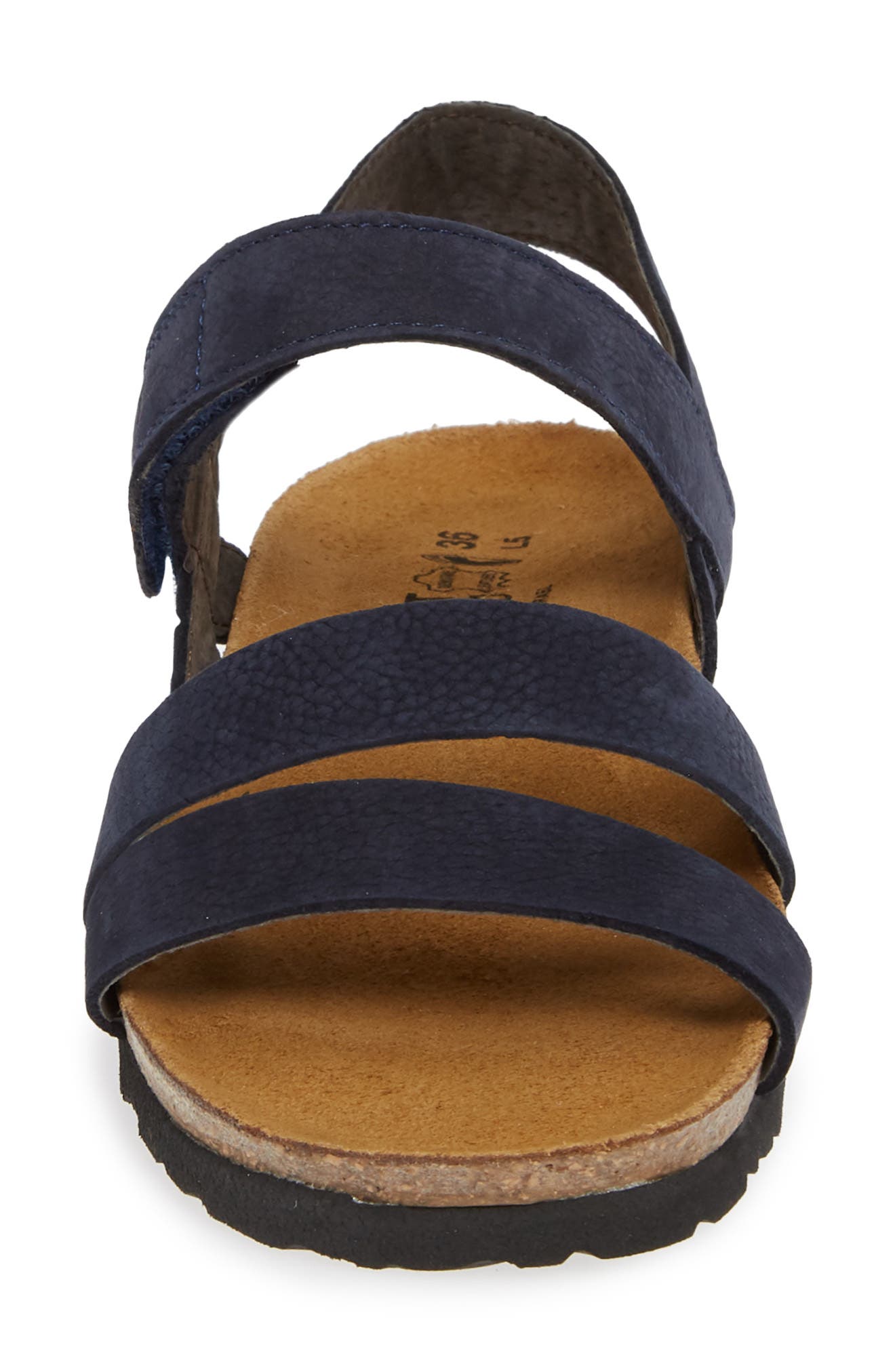 'Kayla' Sandal, Alternate, color, NAVY NUBUCK LEATHER