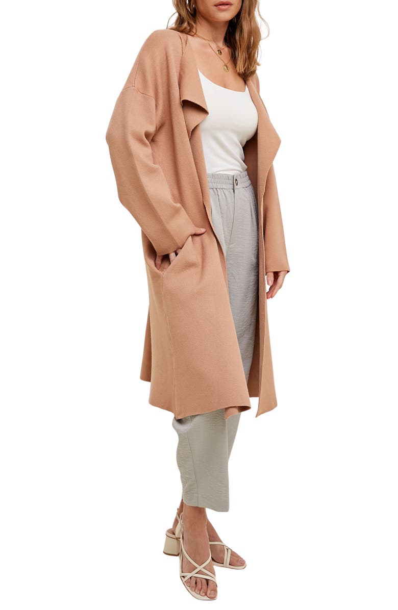 WISHLIST Draped Sweater Coat, Alternate, color,