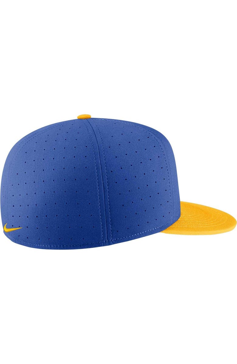 Nike Men's Nike Royal Pitt Panthers Aero True Baseball Performance Fitted Hat, Alternate, color, 