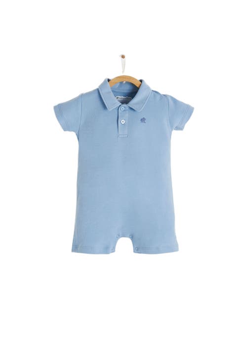 Premium Peruvian Pima Cotton Essentials Polo Romper for Infant