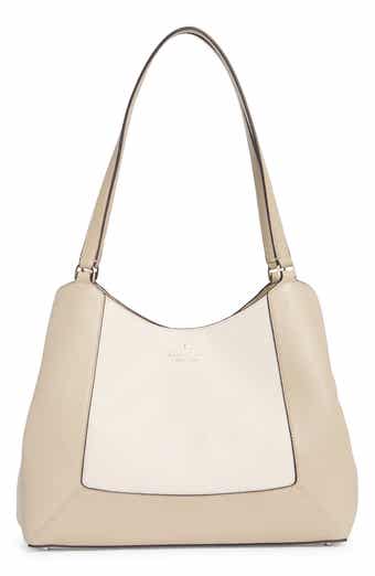 lena colorblock leather shoulder bag