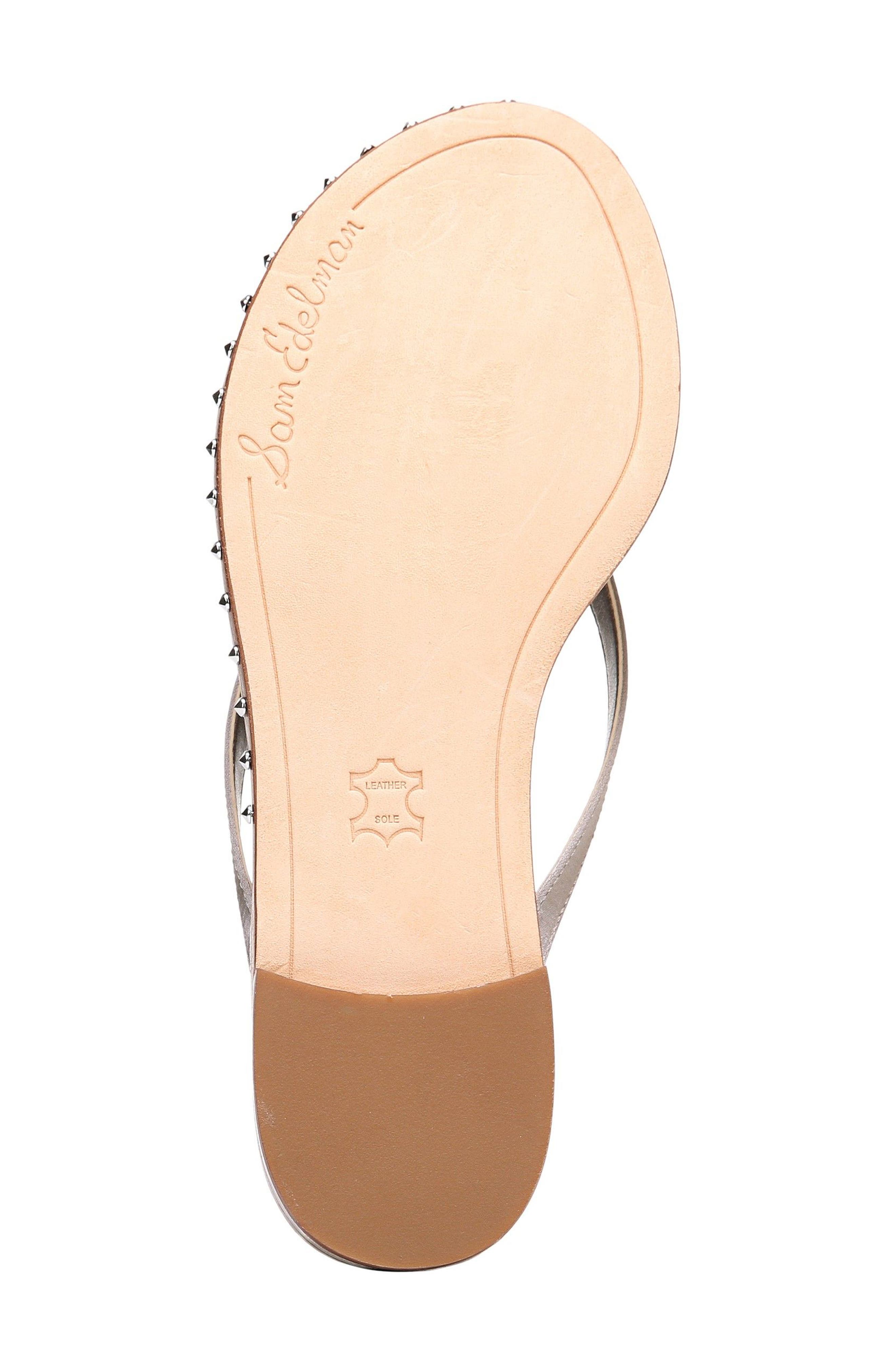 Dariel Bow Sandal, Alternate, color, LIGHT GREY SATIN