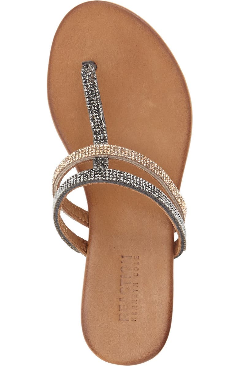 Reaction Kenneth Cole 'Bavette' Embellished Flip Flop, Alternate, color,