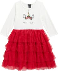 Zunie Kids' Mixed Media Tutu Dress