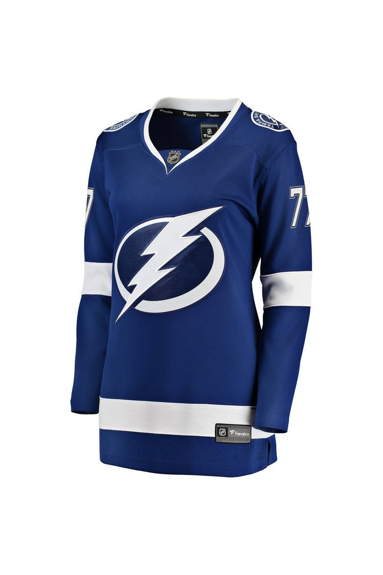 Women's Fanatics Branded Victor Hedman Blue Tampa Bay Lightning Premier Breakaway Player Jersey, Alternate, color, Blue