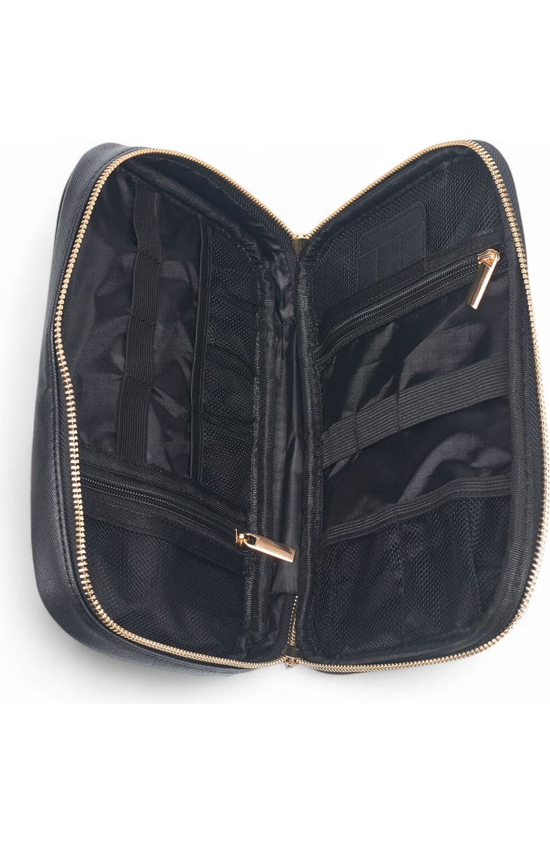 French Connection Travel Tech Pouch, Alternate, color, Black