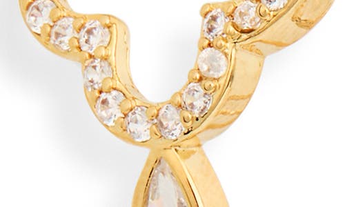 Eye Candy Los Angeles Sonya Cz Clover Hoop Earrings