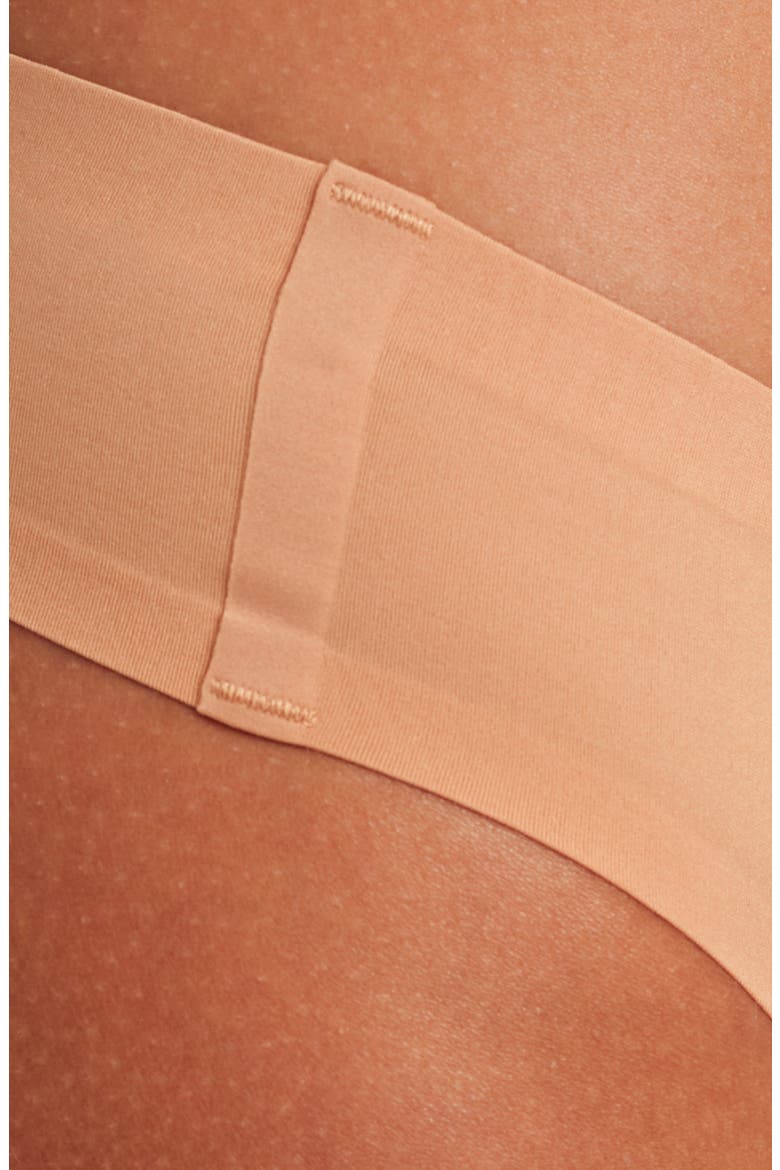 Seamless Thong, Alternate, color, BEIGE