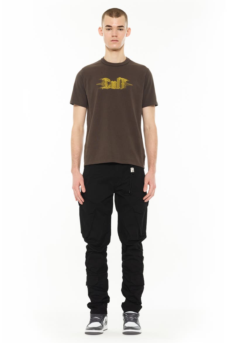 Rocker 606 Cargo Jeans, Alternate, color, BLACK
