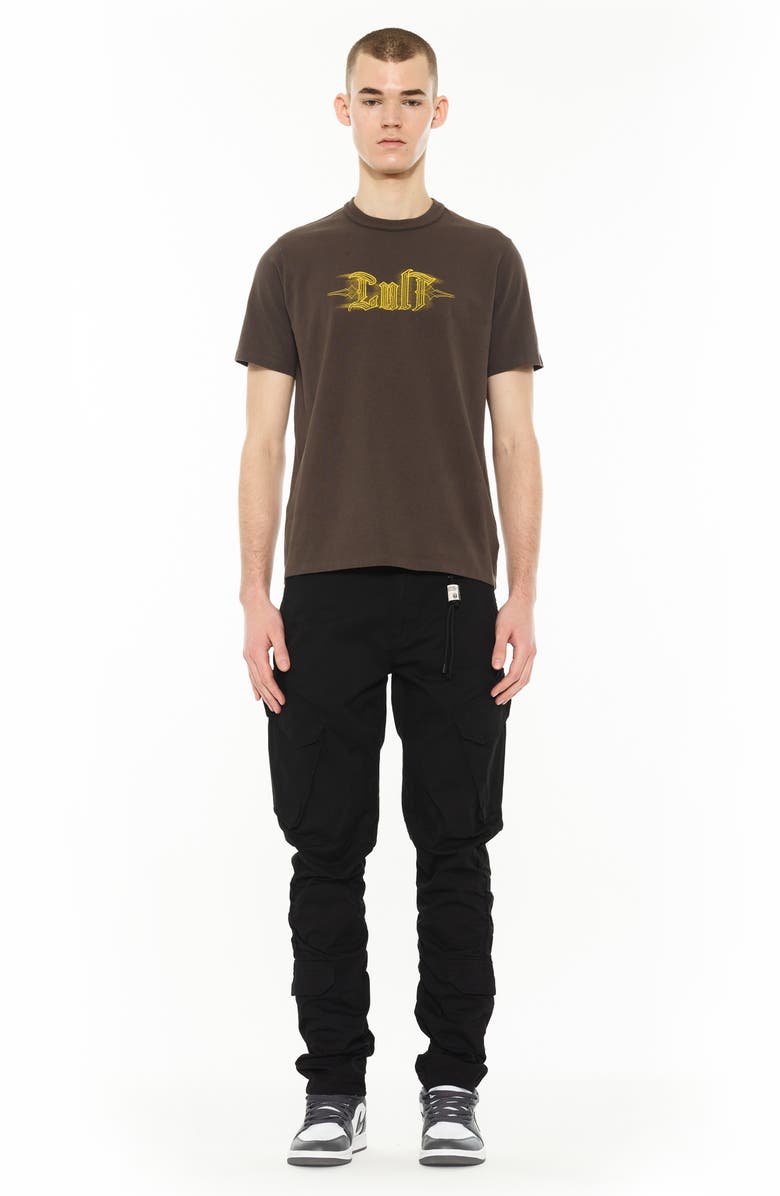 Cult of Individuality Rocker 606 Cargo Jeans, Alternate, color, Black