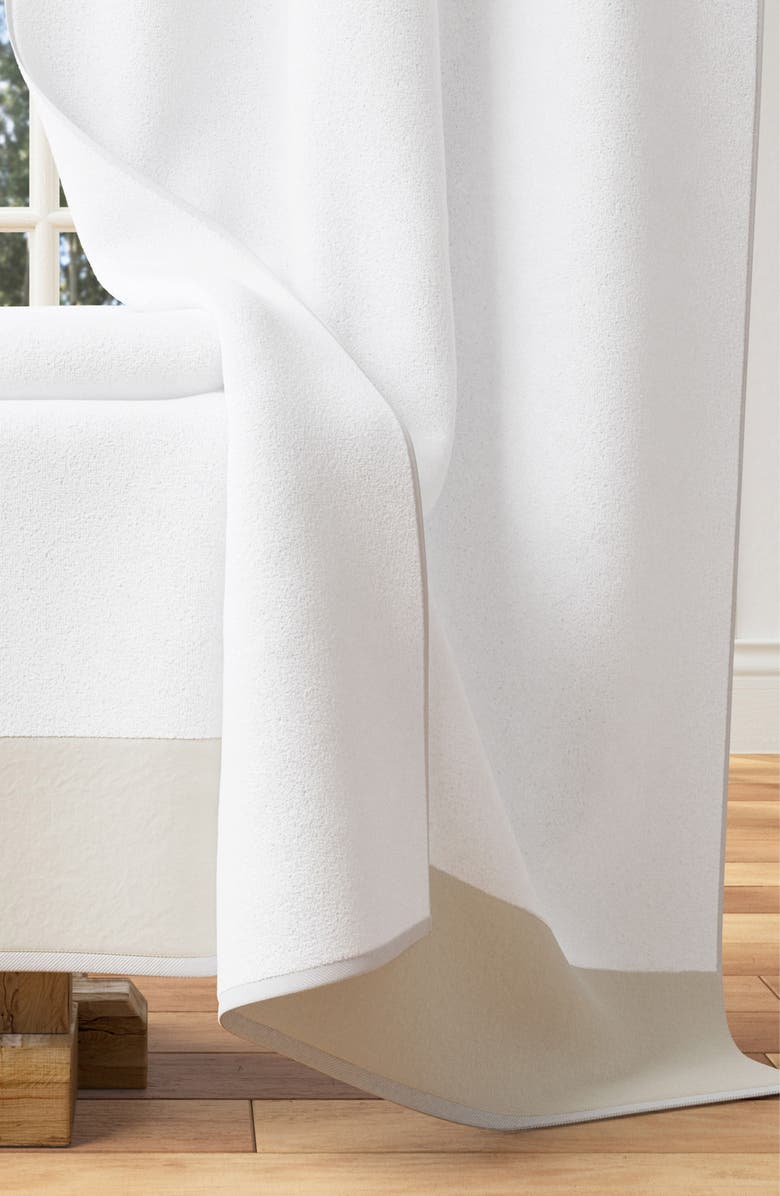 Woven & Weft Border 6-Piece Cotton Towel Set, Alternate, color, White