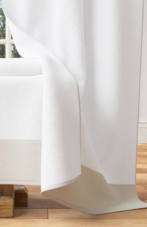 Woven & Weft Border 6-piece Cotton Towel Set In White