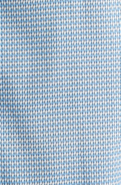 James Campbell Drury Trim Fit Microgeometric Print Stretch Cotton Button-up Shirt In Multi