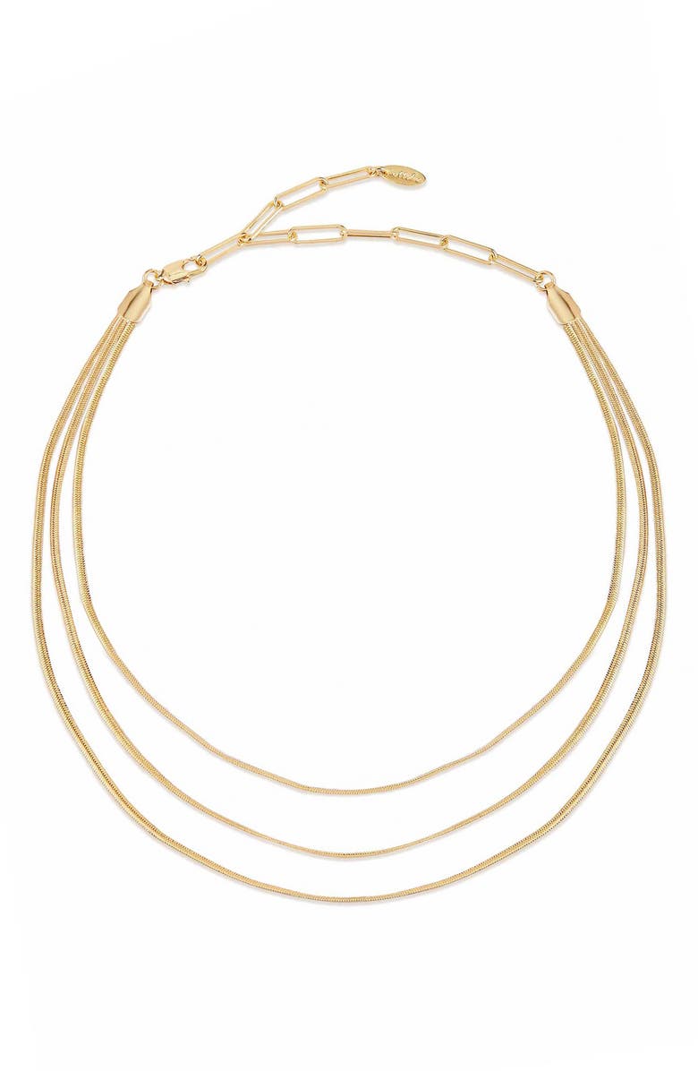 Ettika Triple Layered Flex Necklace, Main, color,