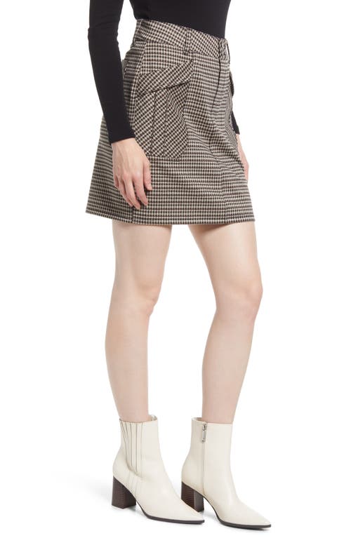Wit & Wisdom 'ab'solution Houndstooth Ponte Utility Skirt In Multi