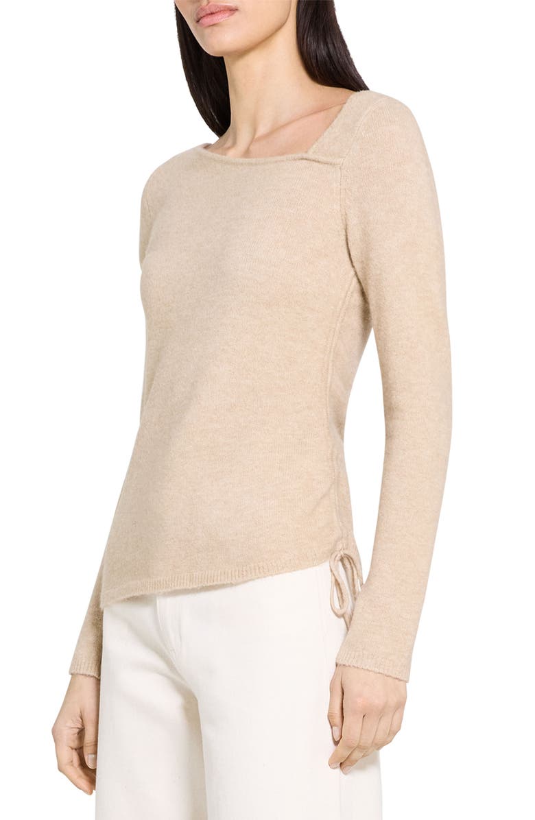 Theory Asymmetric Sweater, Alternate, color, Beige