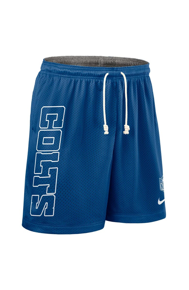 Nike Men's Nike Royal Indianapolis Colts Sideline Reversible Performance Shorts, Alternate, color, Royal