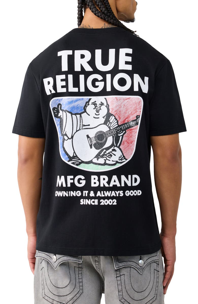 True Religion Buddha MFG Cotton Graphic T-Shirt, Alternate, color,