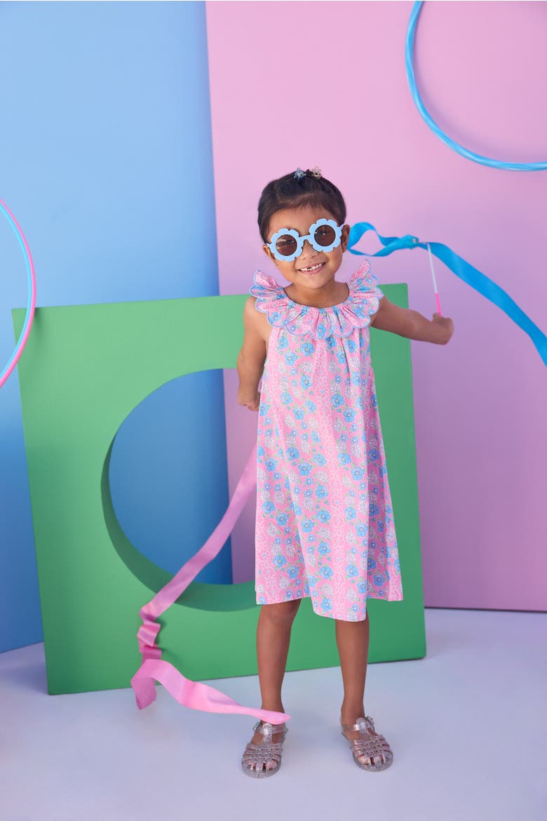 Kids' Flora Dress, Alternate, color, Spring Marguerite Floral