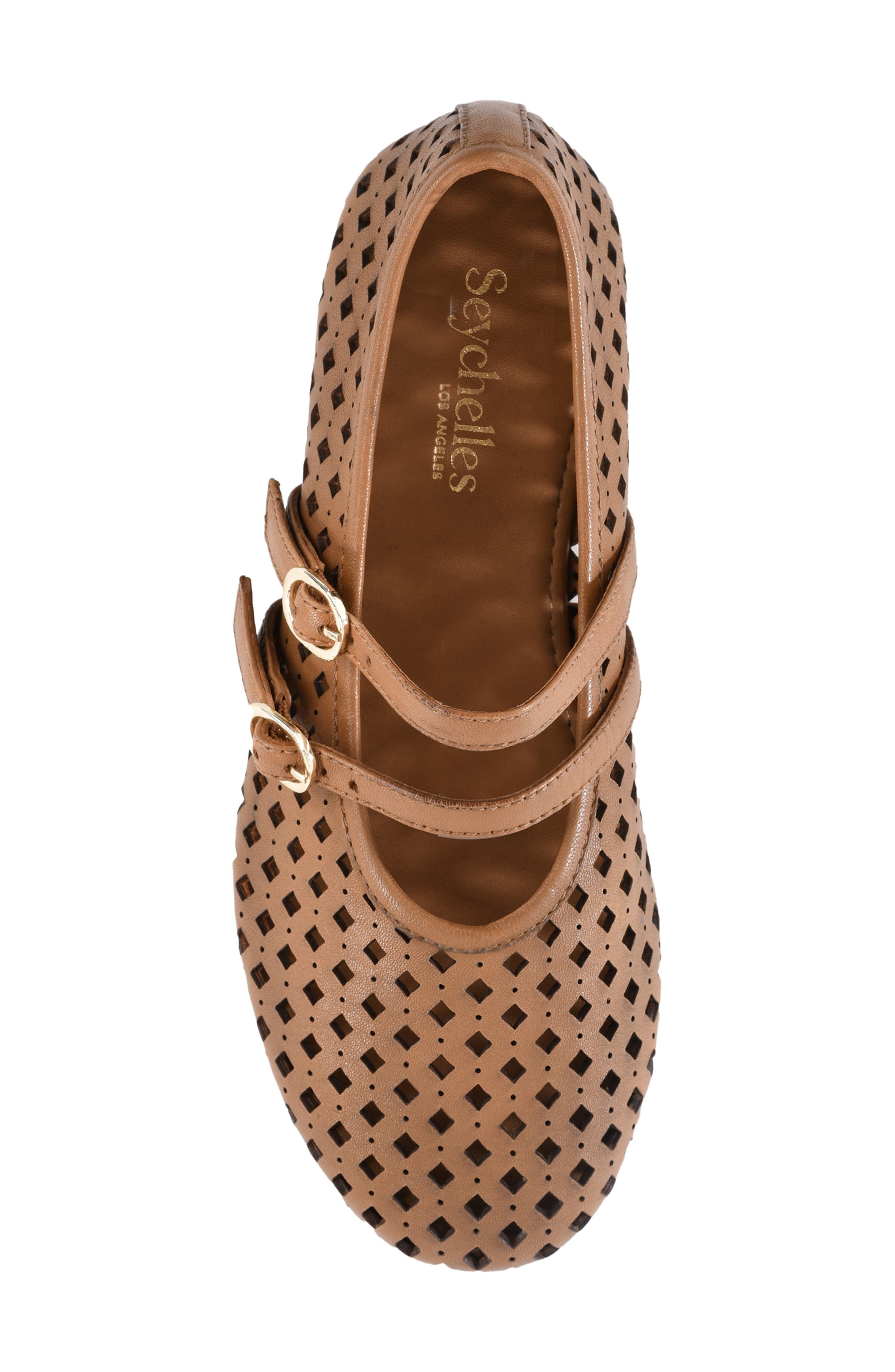 Seychelles Royal Mary Jane Flat, Alternate, color, Tan