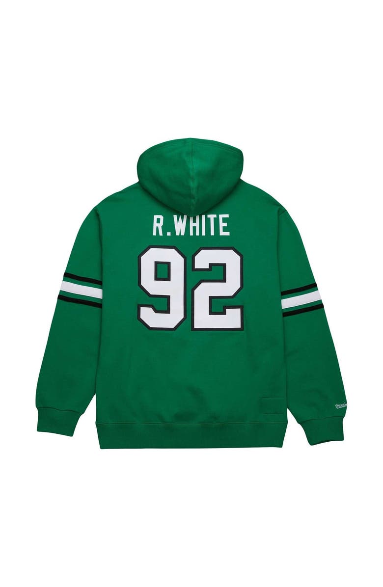 Mitchell & Ness Men's Mitchell & Ness Reggie White Kelly Green Philadelphia Eagles Retired Player Name & Number Pullover Hoodie, Alternate, color, Kelly Green