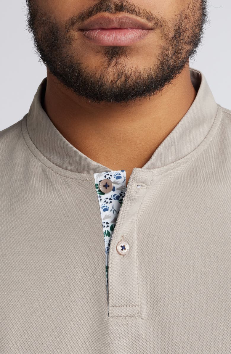 Swannies Troy Blade Collar Golf Polo, Alternate, color, Tan