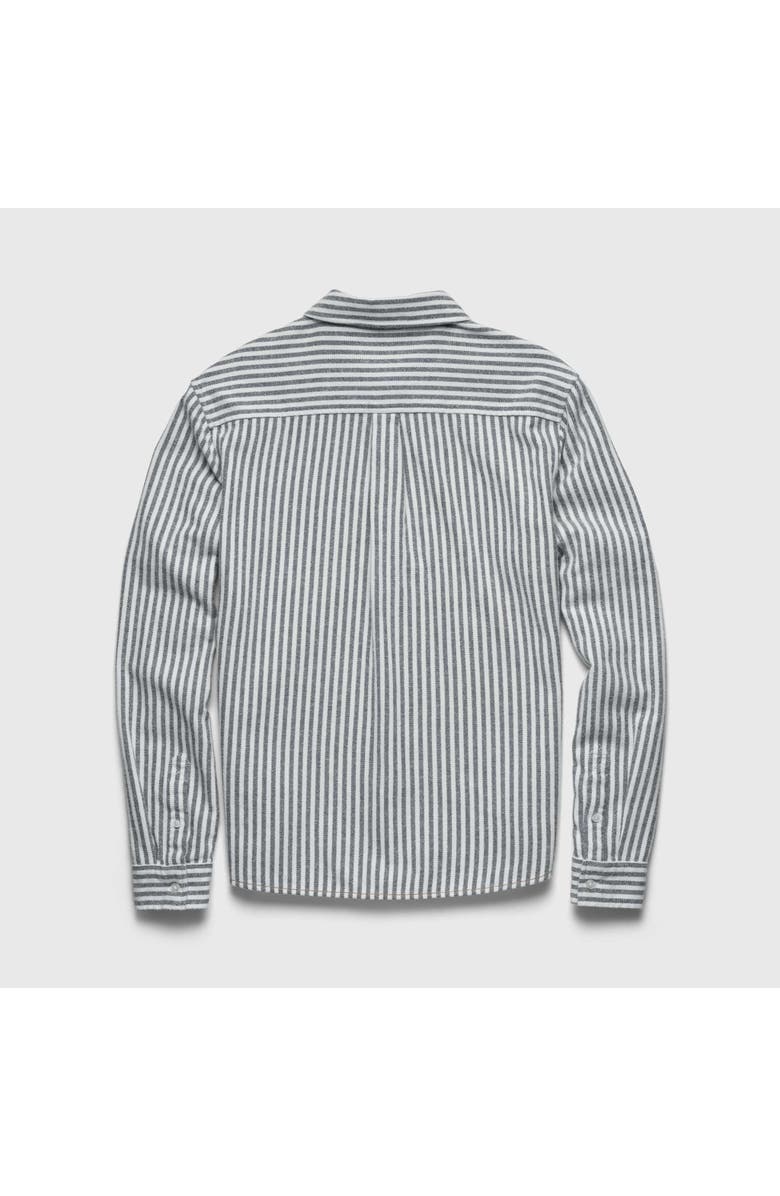 Surfside Supply Co. Brian Twill Stripe Shirt, Alternate, color, Navy