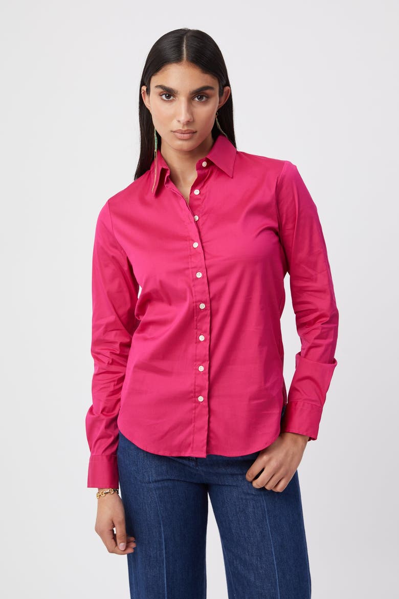 The Icon Shirt, Alternate, color, Fuchsia