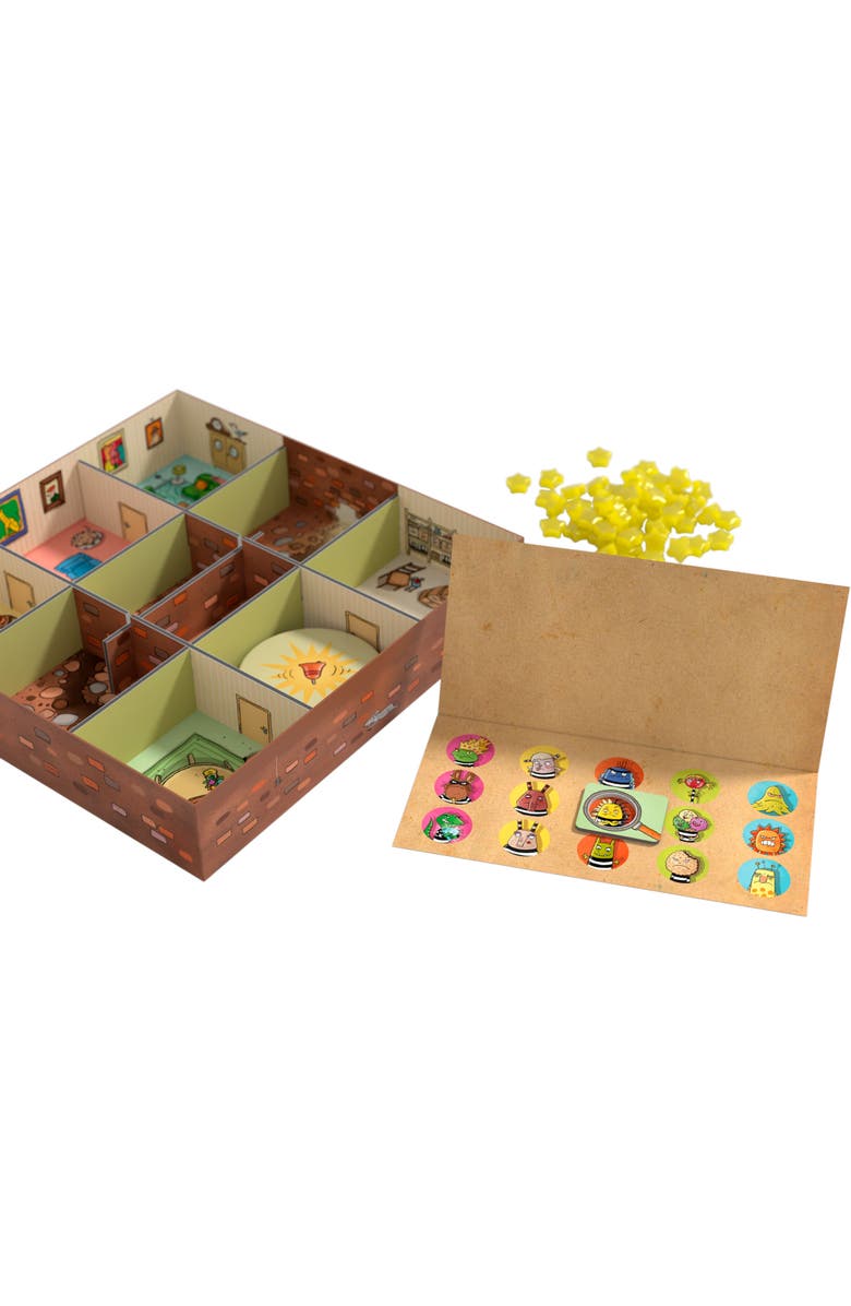 HABA Inspector Mouse The Great Escape - Detective Board Games for Family Night, Cooperative Memory Games for Ages 5+, Includes 3D Playing Board, Alternate, color, Yellow Multi