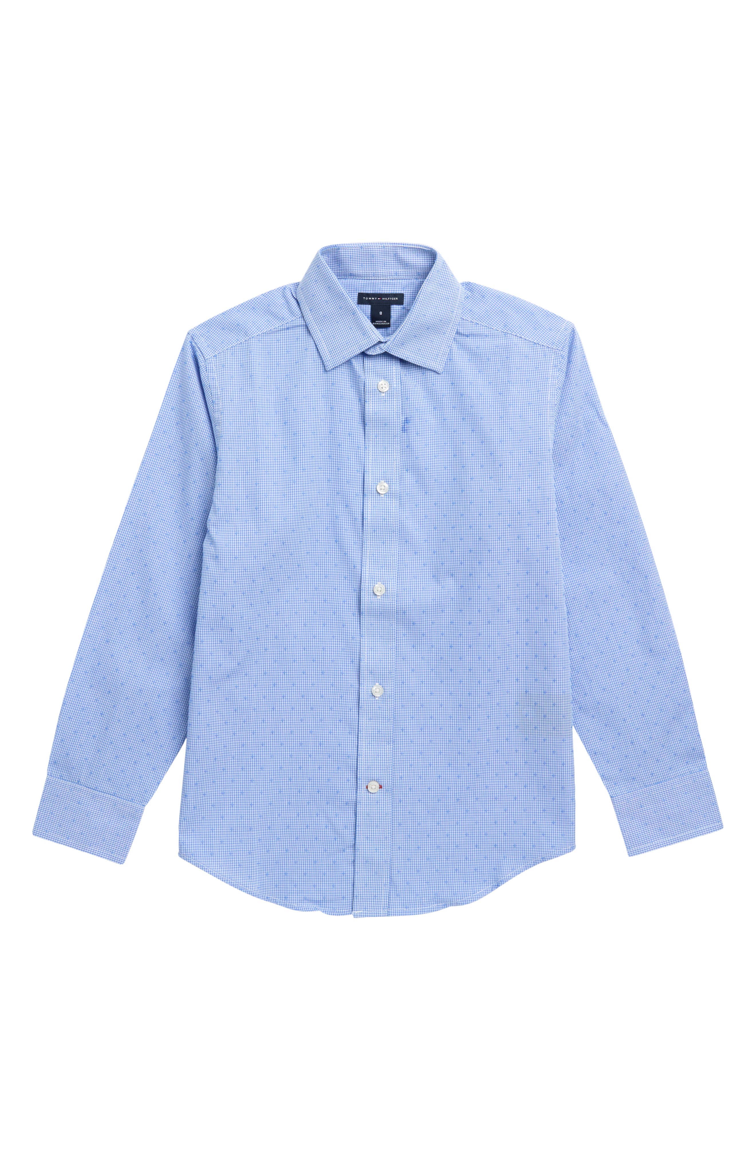 Tommy Hilfiger Kids' Cross Gingham Button-Up Shirt
