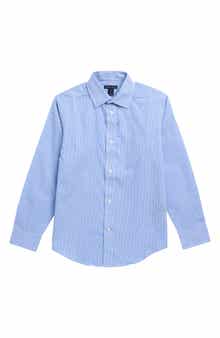 Tommy Hilfiger Kids' Cross Gingham Button-Up Shirt