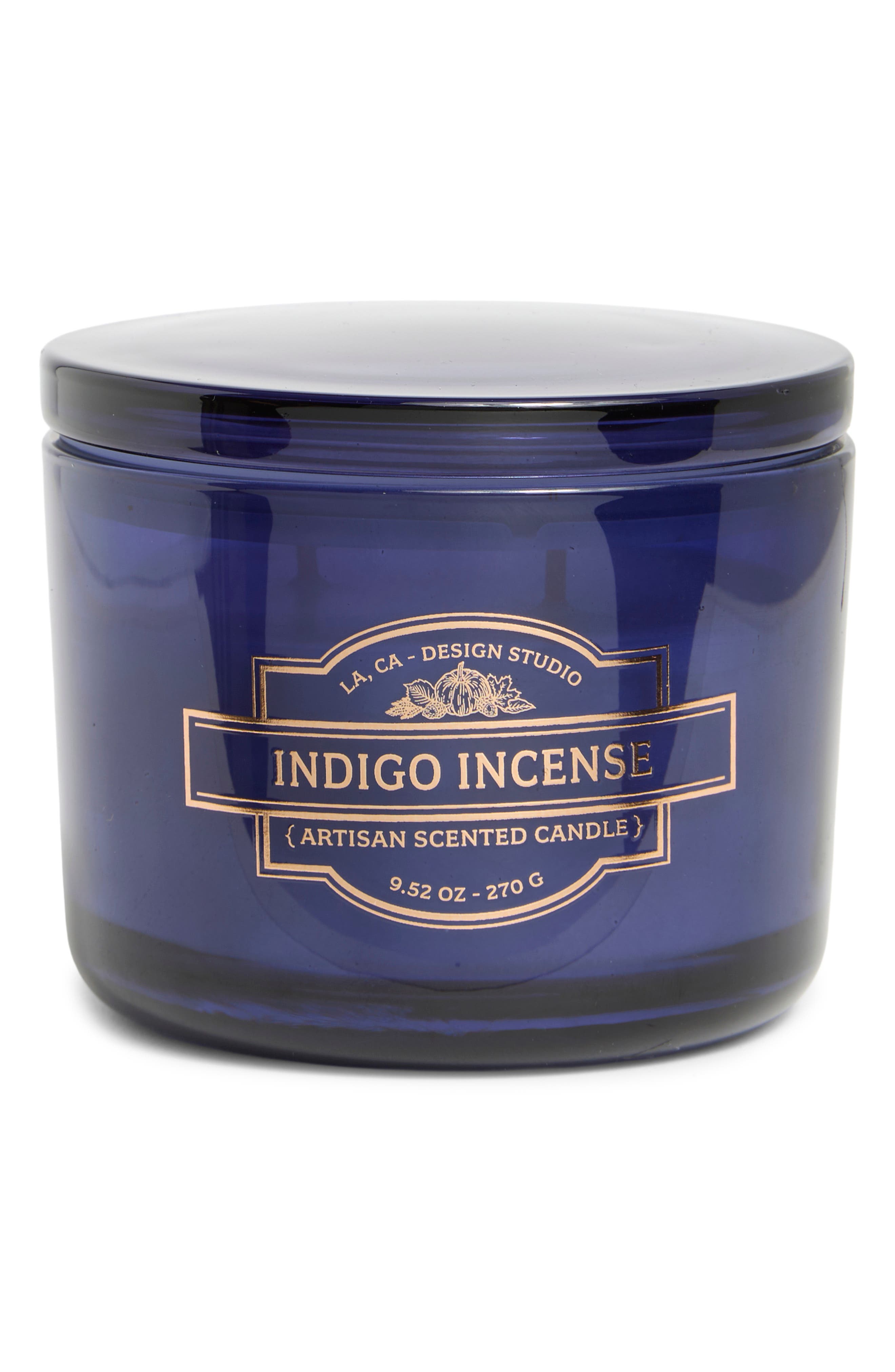 PORTOFINO CANDLES Indigo Incense Scented Candle
