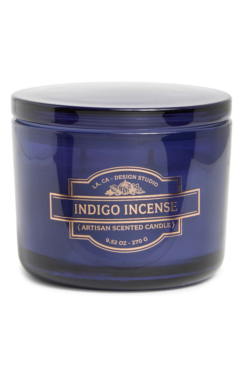 PORTOFINO CANDLES Indigo Incense Scented Candle, Main, color, Indigo Incense
