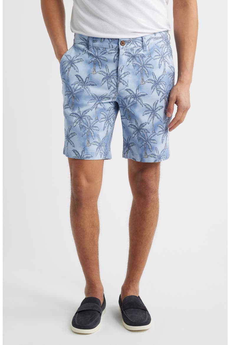 Frond Fiesta Shorts, Main, color, PORT SIDE BLUE
