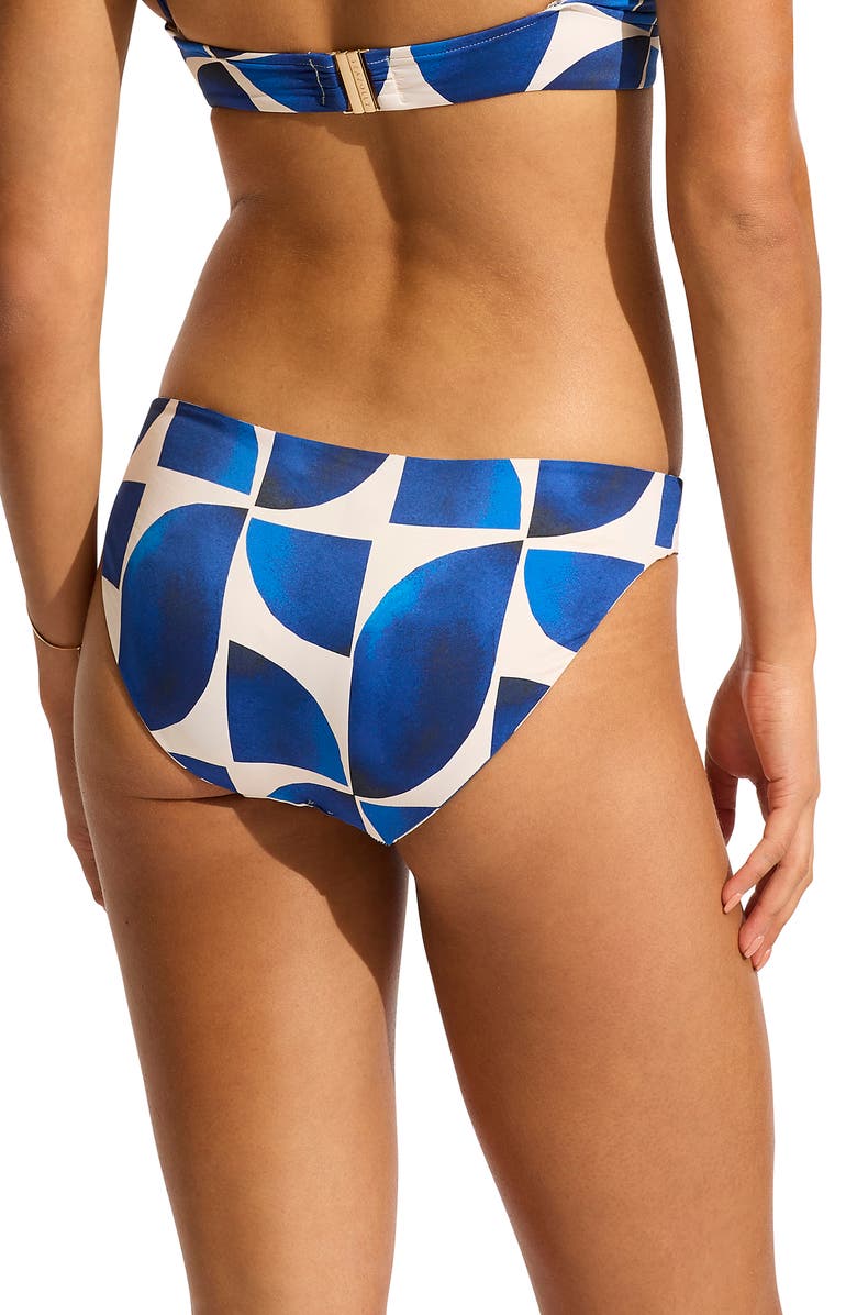 Seafolly Reversible Hipster Bikini Bottoms, Alternate, color, Ultramarine
