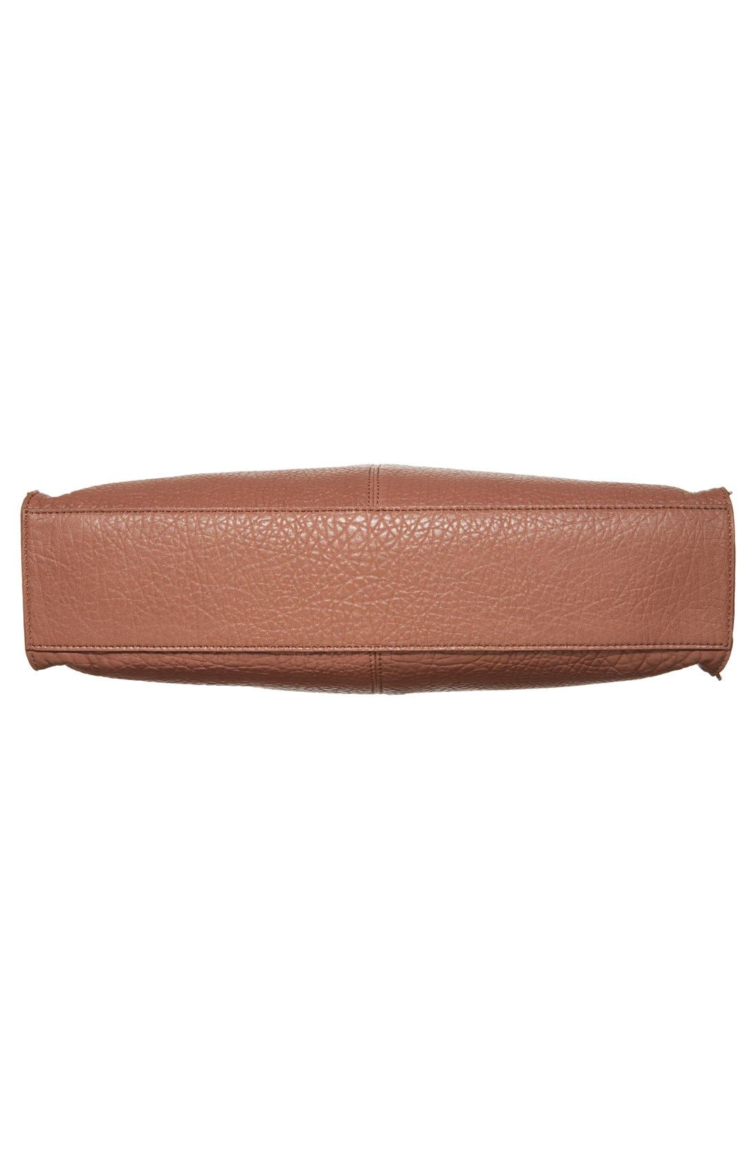 'Riley' Leather Tote, Alternate, color, COCOA