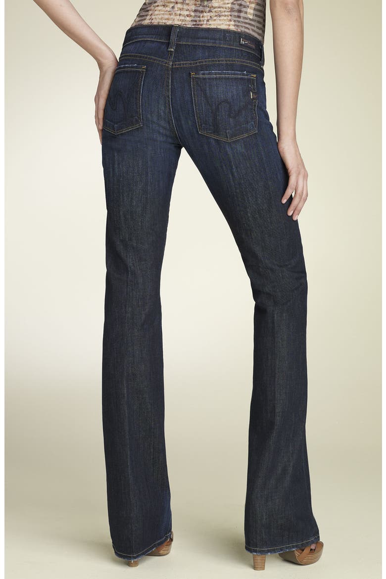 'Kelly' Bootcut Stretch Jeans, Alternate, color, NEW PACIFIC