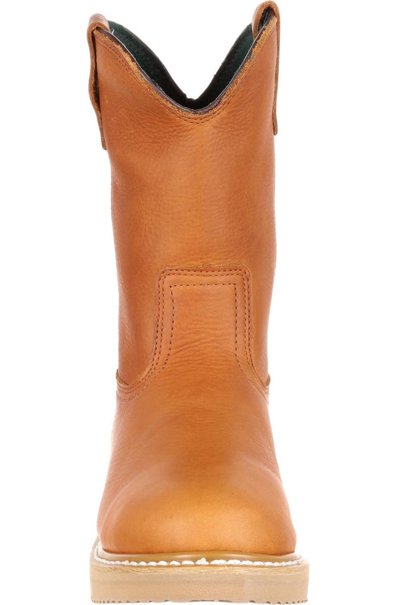 Georgia Boot Wedge Work Wellington, Alternate, color, Barracuda Gold