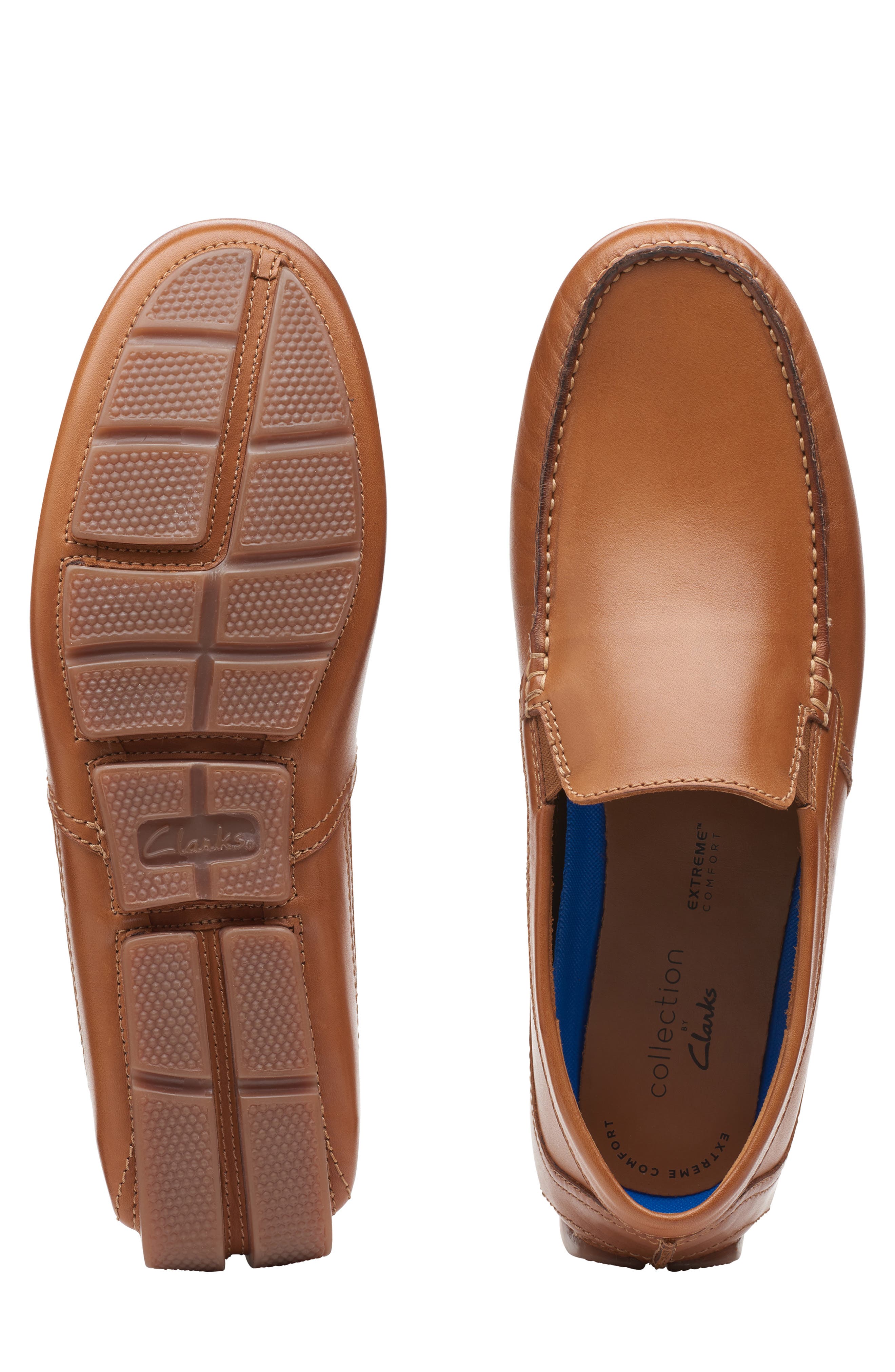 Markman Plain Leather Loafer, Alternate, color, TAN LEATHER