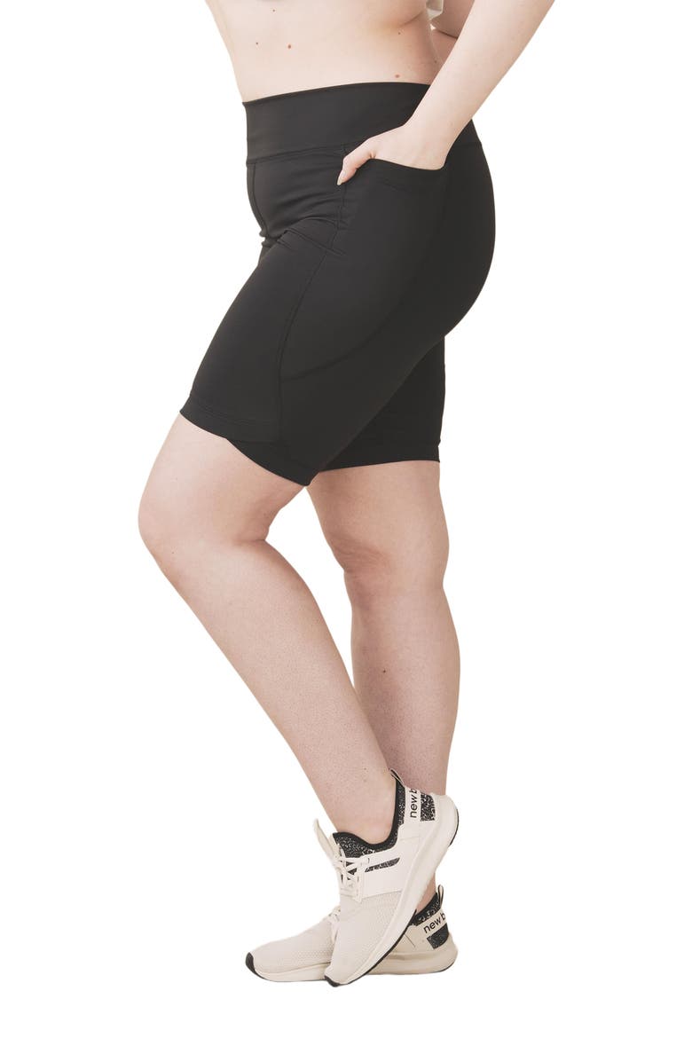 Sculpt Biker Short, Alternate, color, Black