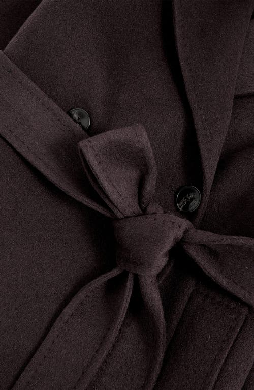 Reiss Rene Double Breasted Wool Blend Coat In Gold