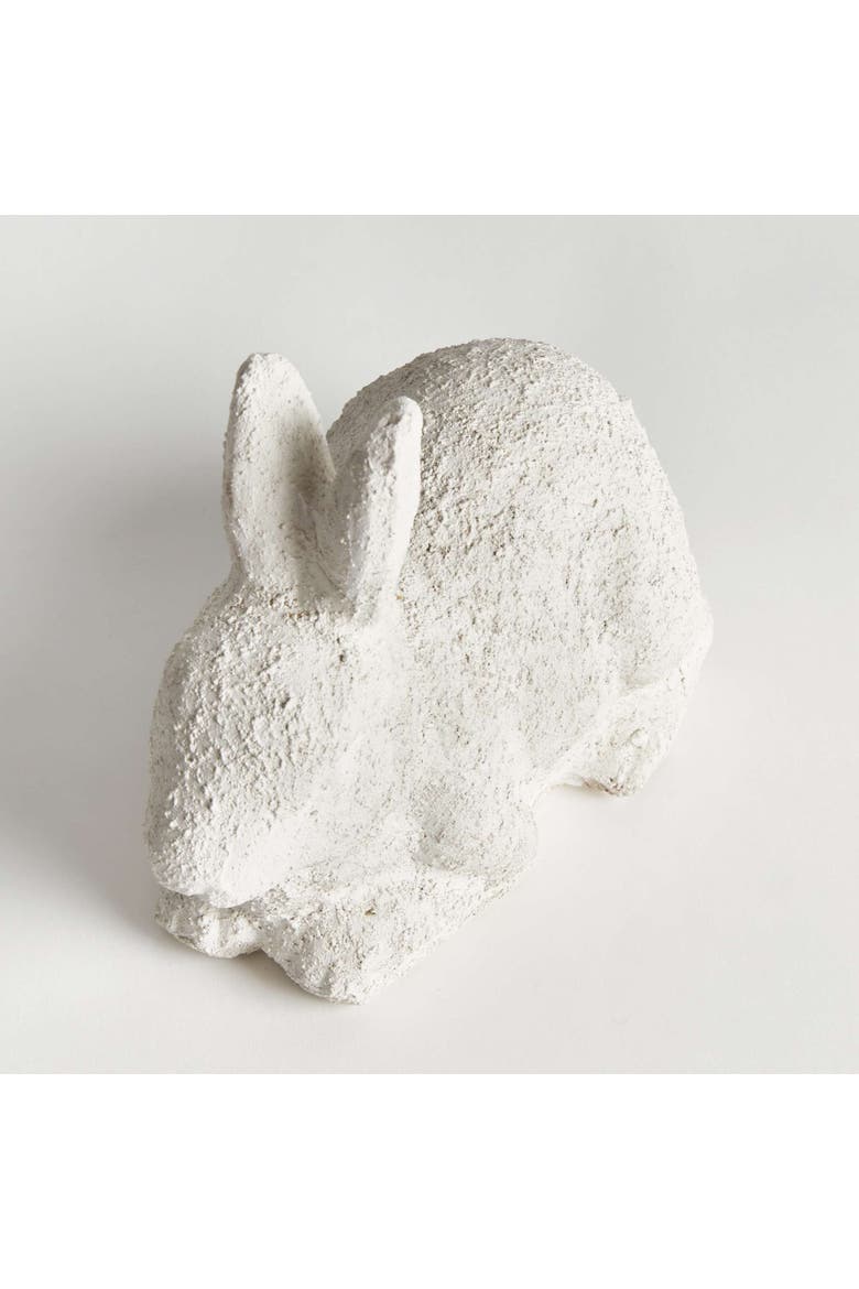 Weathered Garden Rabbit Large, Alternate, color, White