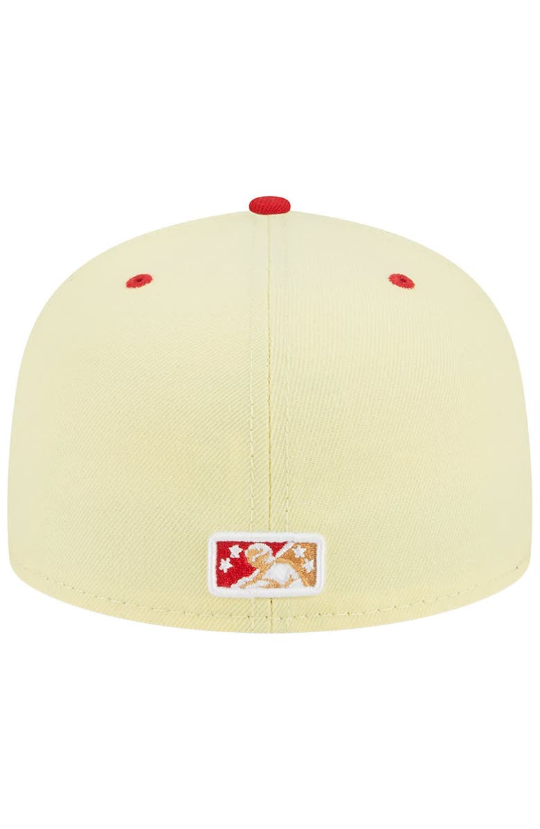 New Era Men's New Era Yellow Augusta GreenJackets Theme Nights Augusta Pimento Cheese 59FIFTY Fitted Hat, Alternate, color, Yellow