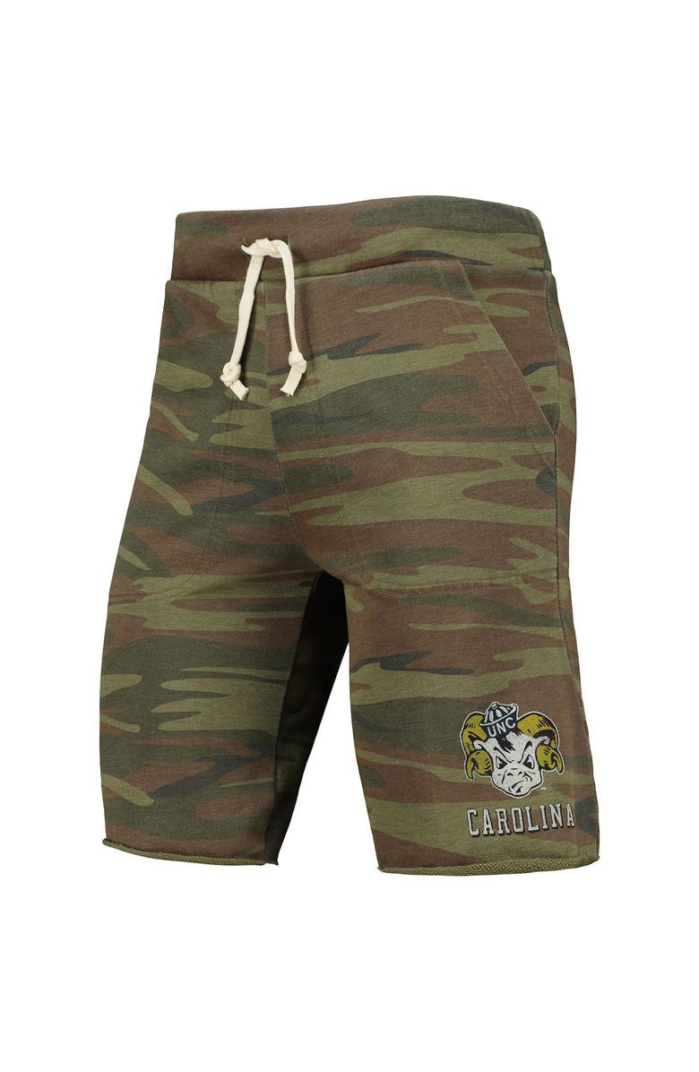 ALTERNATIVE APPAREL Men's Camo Alternative Apparel North Carolina Tar Heels Victory Lounge Shorts, Alternate, color, Camo