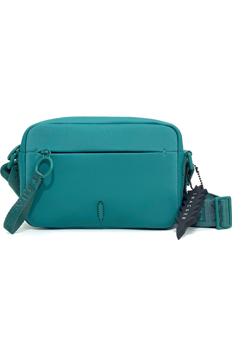 Thacker Ella Phone Zip Crossbody Bag, Main, color, Teal