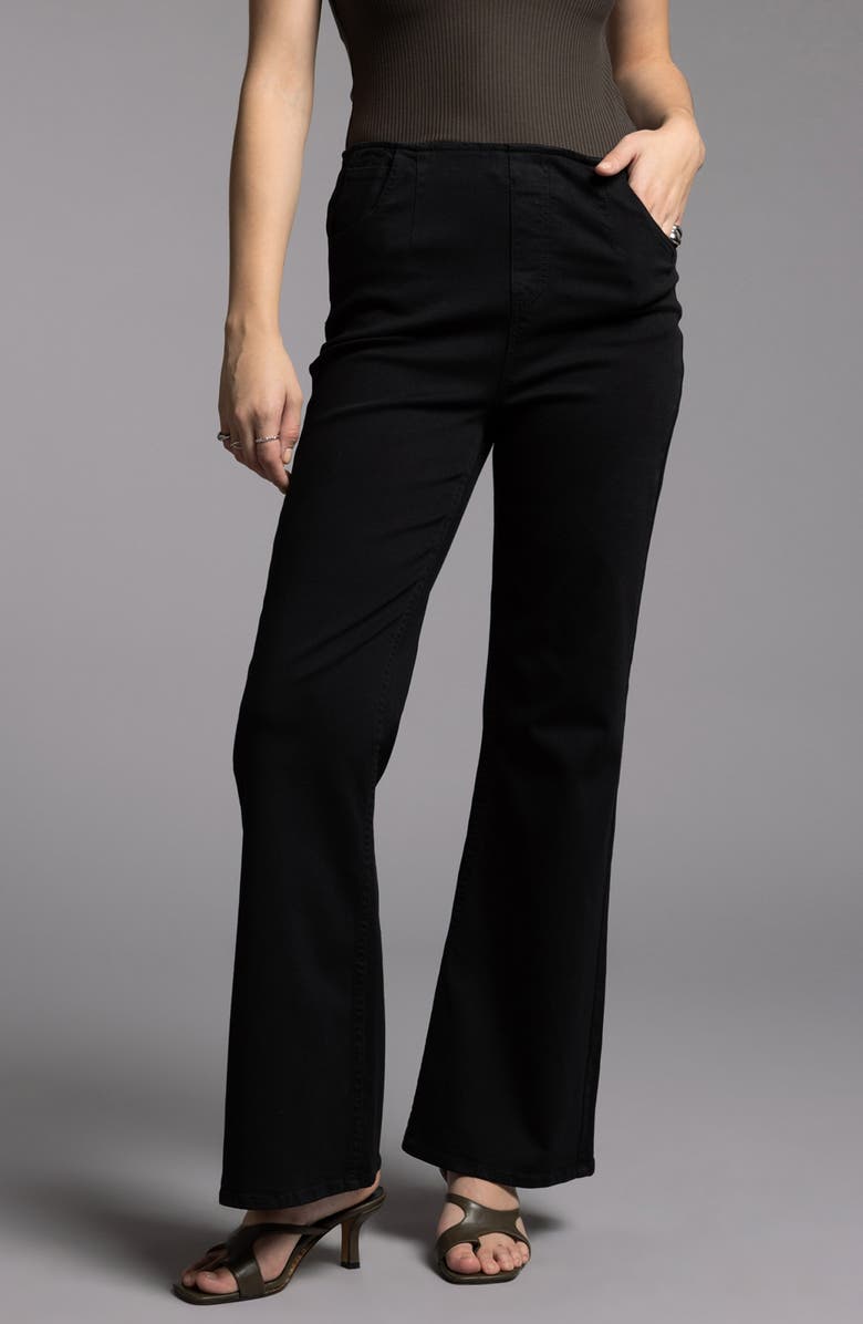 WEEKEND LOS ANGELES Manon Twill Pull-On Pants, Alternate, color, Black