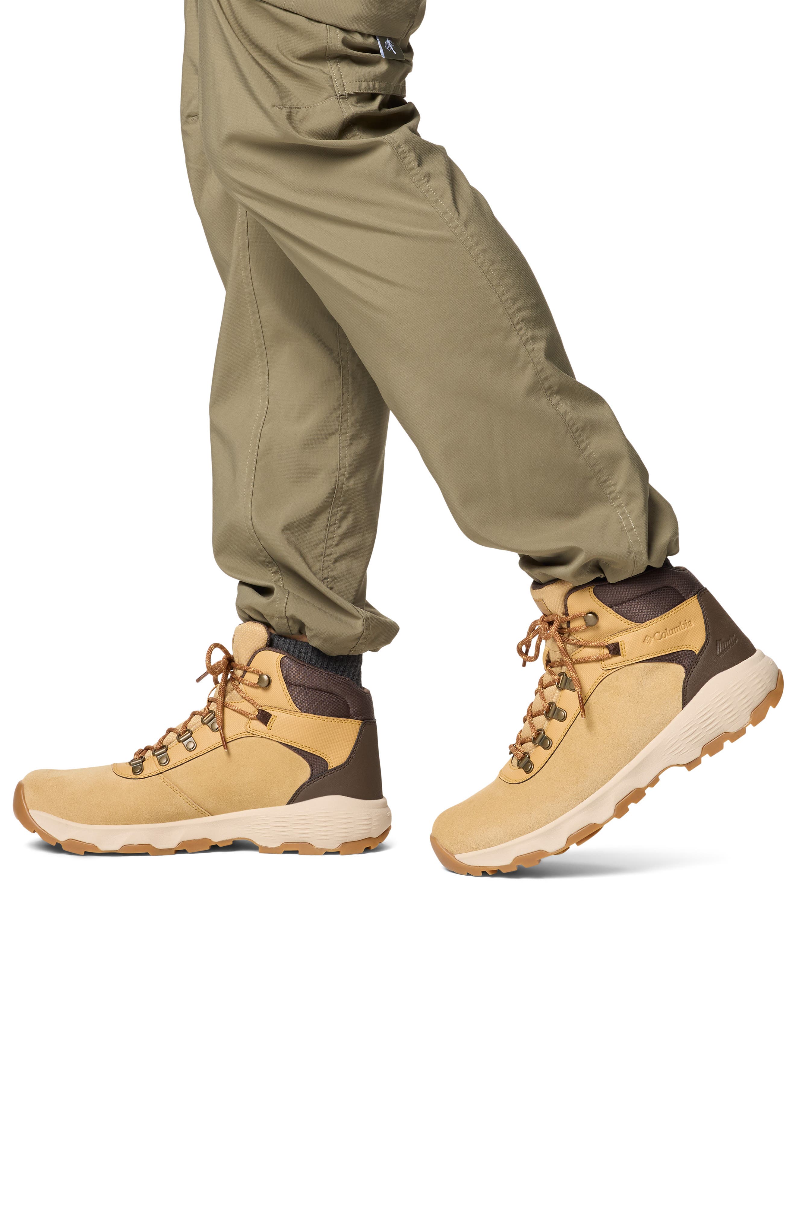 Newton Wander™ Waterproof Hiking Boot, Alternate, color, CURRY/ CORDOVAN