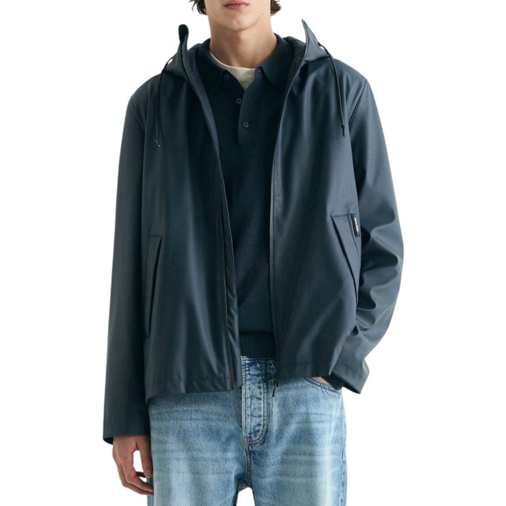 Scalpers Waterproof Parka With Hood In Blue
